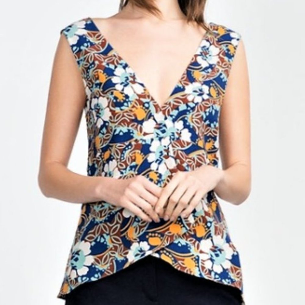 Zara Woman Peplum Top